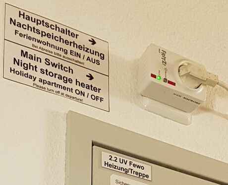Hauptschalter Nachtspeicherheizung