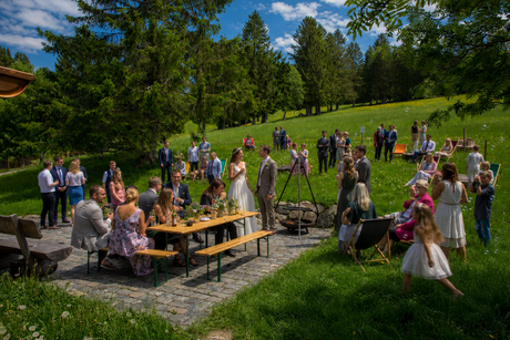 Hochzeitsfeier im Scheuermatthof